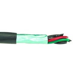 Xtra-Guard 2 Abrasion Resistant PUR Cable, 18 AWG, 3 Conductor, Unshielded, 300 Volts, Slate