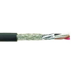 Xtra-Guard 4 Extreme Temperature TPE Cable, 22 AWG, 2 Conductor, Unshielded, 300 Volts, Slate