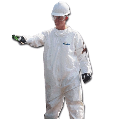 DuPont ProShield 60 Coverall: Collar, Open Wrists and Ankles, Serged ...