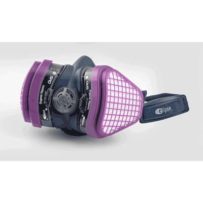 GVS Elipse P100 Organic Vapor Half-Mask Respirator: Small/Medium