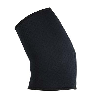 Elbow Sleeve, Large, Fits 11 - 12 in., Black, Neoprene/Nylon/Terry Cloth
