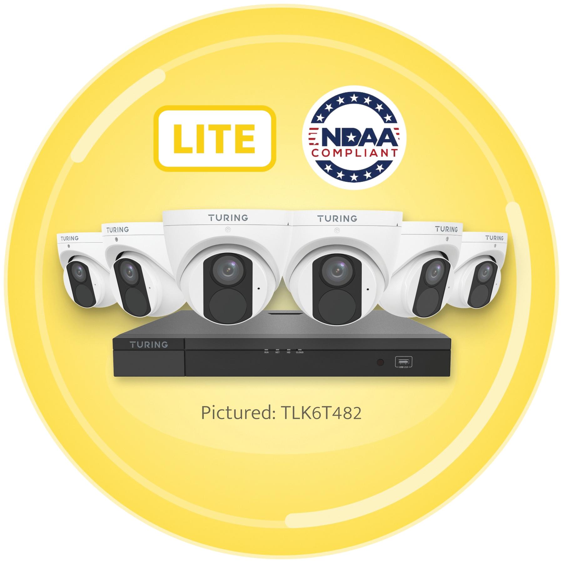 TURING LITE 4MP NETWORK KIT TURRET CAMERA 2.8MM