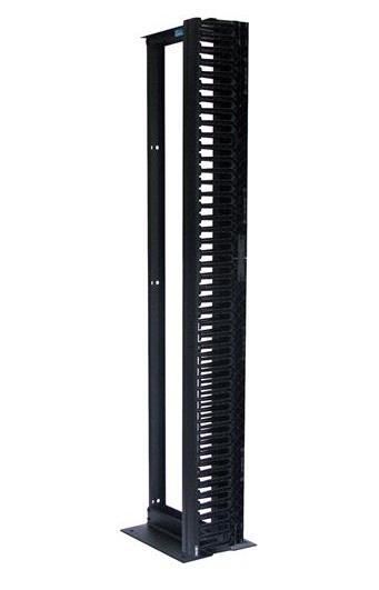 Velocity Standard Rack,Black,84 in. Ht,Painted Aluminum,19 in. Wd Mount ...