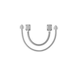Door Loop, Stainless Steel, 18 in. L, Silver, Surface Mount