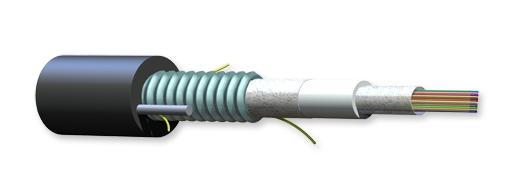 Dielectric, Aerial, Duct, Ribbon, E, OS2, Black, 24 Fiber