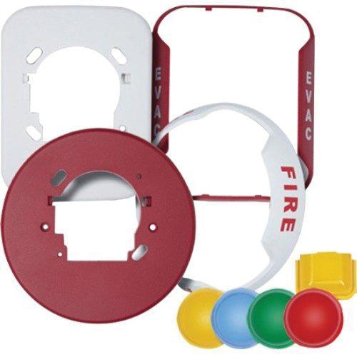 Back Box, Red, For Use With Speakers and Strobes