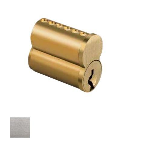 Interchangeable Core, Solid Brass, US26D Satin Chrome