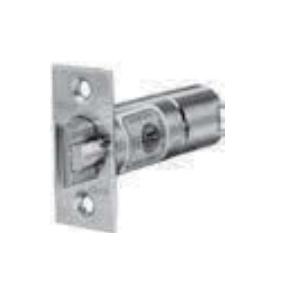 Deadlocking Latch, US26D Satin Chrome-Plated, 3-3/4 in. Backset