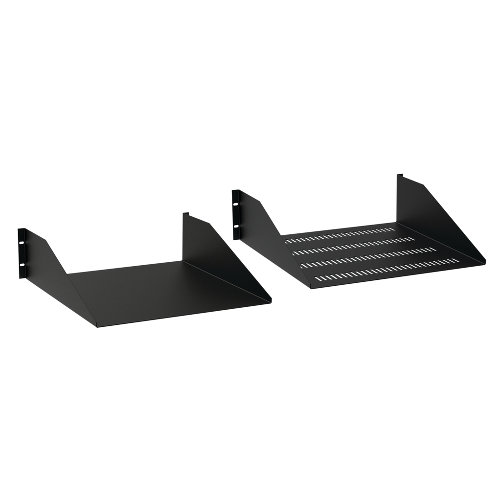 Rack Shelf,RAL 9005 Jet Black,Vented Shelf,Front Shelf,Stationary Shelf ...