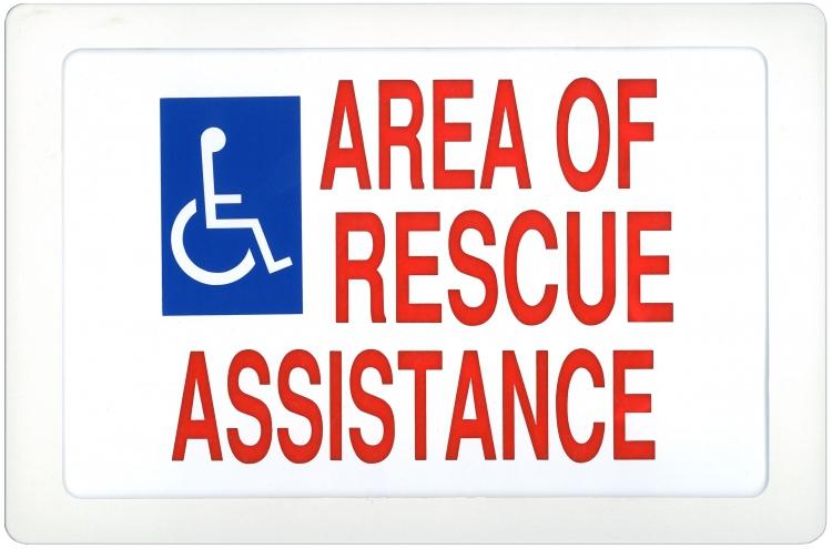 Rescue Assistance Signage: SN-P Series - Direction and Location Signs