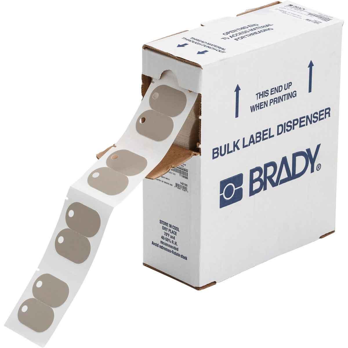 Fire Retardant Oval Tags, Bulk, for M7 Printers