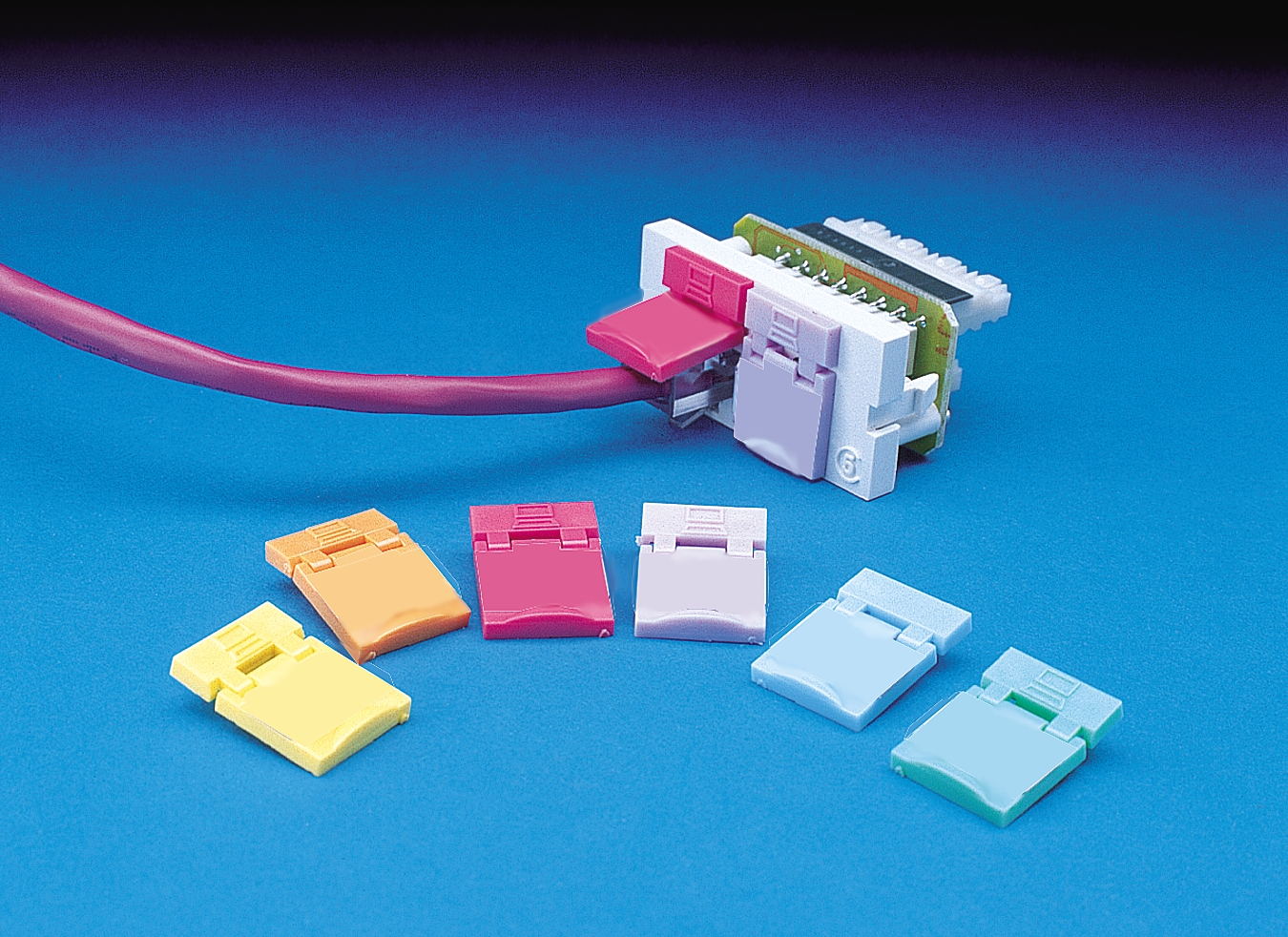 Marking Jack Data, Thermoplastic, Polycarbonate, White