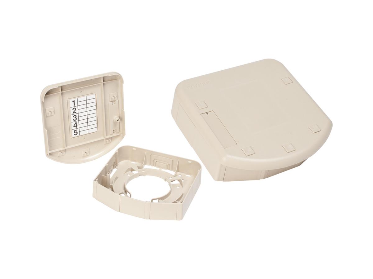 Workstation Multimedia Outlet, Width 14.4cm, Depth 406cm, 1 Gang, White