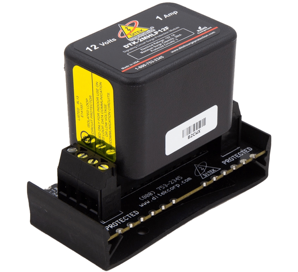 Data and Signaling Circuit Modular Surge Protector, 12