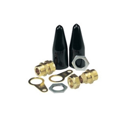 CW-63 LOW SMOKE ZERO HALOGEN INDOOR AND OUTDOOR GLAND COMES WITH BRASS LOCKNUT LOW SMOKE ZERO HALOGEN SHROUD AND GROUND RING PACK OF 1
