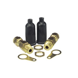 CX-40 OUTDOOR GLAND           C/W BRASS L/NUT PCP SHROUD    & EARTHTAG (PK OF 1)