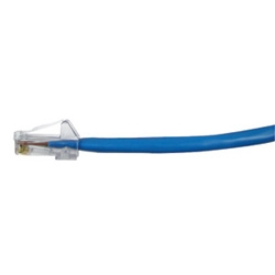 Patch Cord Modular 24 AWG 4-Pair stranded Category 5e A/B 20ft Blue
