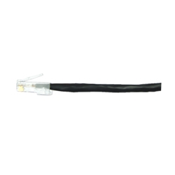 Patch Cord Modular 24 AWG 4-Pair stranded Enhanced Category 5e 568A/B 5ft Black