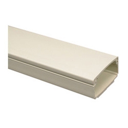 PVC Wire Management Wiremold PN03L08V Eclipse Raceway - 8ft Ivory PVC ...
