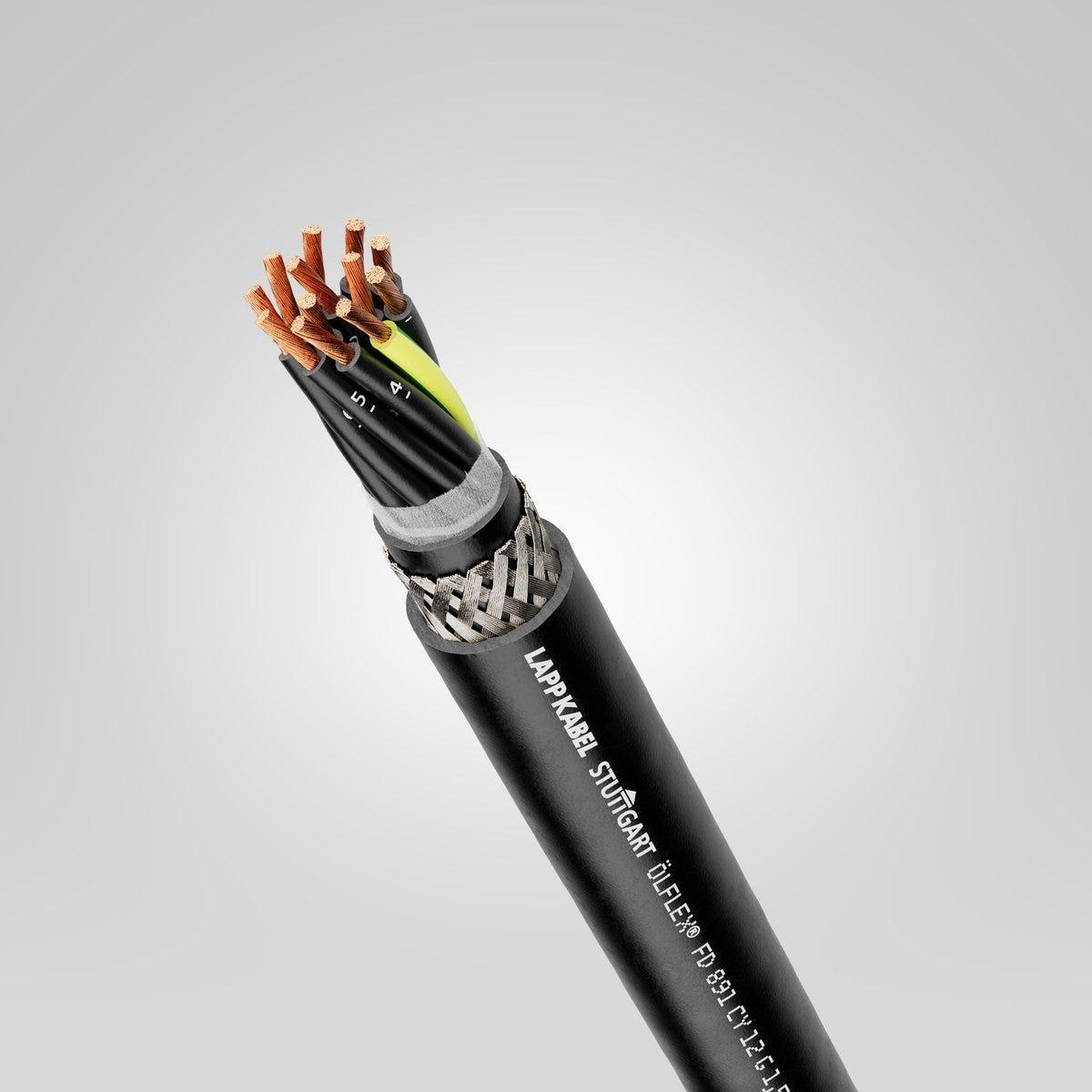 Highly Flexible Control Cable,7 Conductor,Stranded,Bare Copper ...