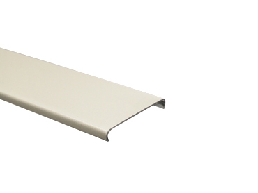 Raceway Cover, Steel, Ivory, 1.906 in., 5 ft.