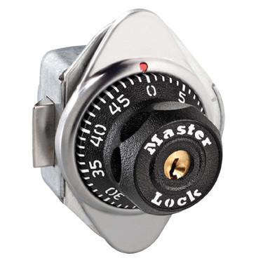Combination Lock, Stainless Steel, Gray, 1-7/8 in. W, F308