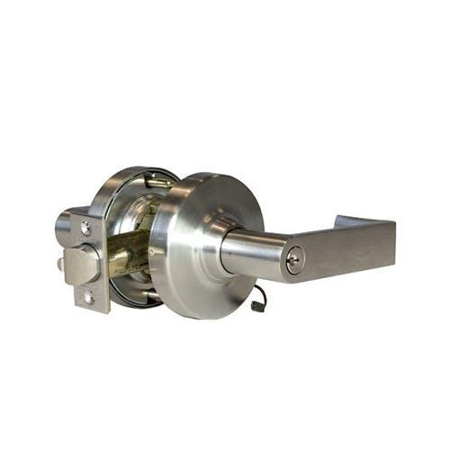Electrified Cylindrical Lock, Curved-In Lever, Schlage C, Intermittent ...