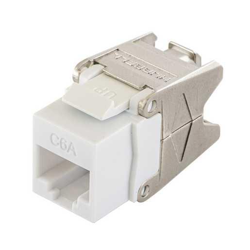 Modular Jack, Cat 6A, IDC, UTP, RJ45 Jack; A/b Universal, 1 Port ...