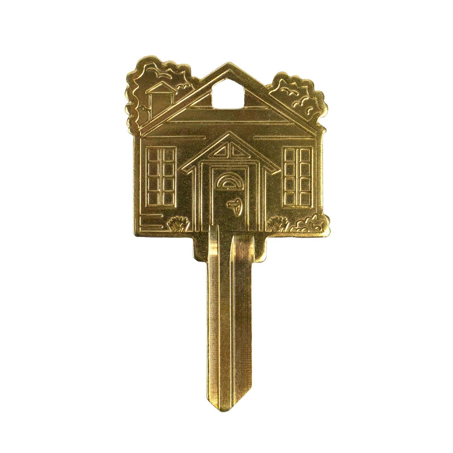 House Key, Brass, 5 Pin Or Disc, KW1, 11 and SC1, Brass