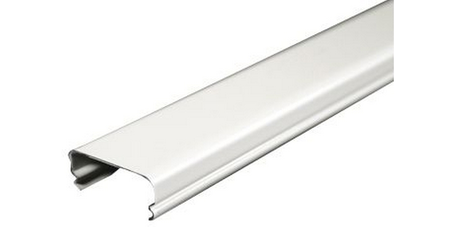 Plugmold, Steel, Ivory, 1.28 in., 5 ft.