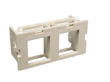Netconnect Module, Width 0.935 in., Length 1.91 in., Ivory