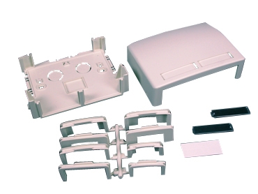 Fitting, Data Box; Nonmetallic; Fog White