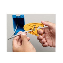 Double slotted stripper with cutter, 24/26 gauge