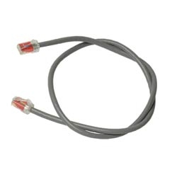 CAT6, 4 Pair, 24 AWG, Stranded, Bare Copper, T568A/B, Ivory, 9.1m