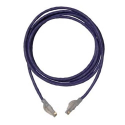 Clarity 6 Modular Patch Cord, Purple, 25’, Category 6, Four-pair UTP Stranded 24 AWG PVC/CM