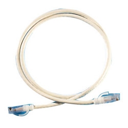 Clarity 6 Modular Patch Cord, White, 15&#8217;, Category 6, Four-pair UTP Stranded 24 AWG PVC/CM
