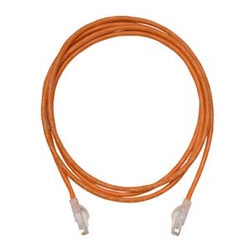Clarity 6 Modular Patch Cord, Orange, 20’, Category 6, Four-pair UTP Stranded 24 AWG PVC/CM