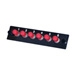 6-ST multimode adapters with phosphor-bronze alignment sleeves