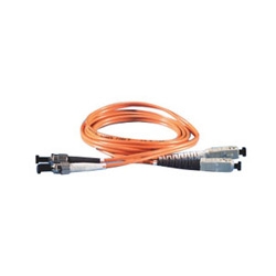 Multimode, 62.5/125, Duplex Patch Cord, ST to SC, 1 meter in length
