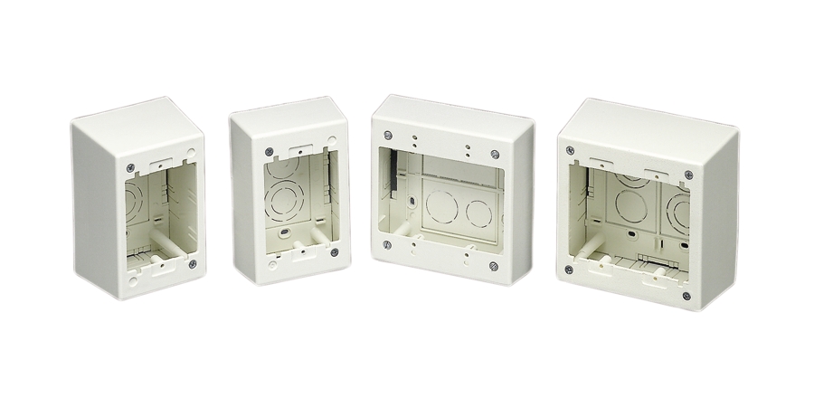 Junction Box, PVC, Electric Ivory, 5 in., 3.28 in.