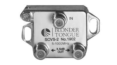 Splitter, 5 to 1000 MHz, 120dB, 2 Output