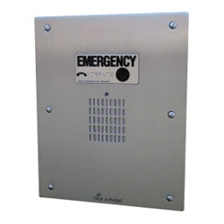 Flush Mount Emergency Phone, Indoor, ADA-compliant Hands-free Device, Includes capability to record message, Identify Location of Call