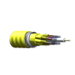 MIC Unitized Tight-Buffered, Interlocking Armored Cable, Plenum, 72 fiber, Single-mode (OS2)