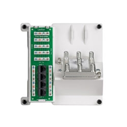 47603-DP6 Compact Series: 1 x 4 Combo Bridged Phone and Data Board and 6-Way Video Splitter
