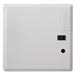 Structured Media Enclosure Hinged Door, 15.62" Width x 0.25" Depth x 15.32" Height, 18 Gauge Steel, Powder Coated, White, For 14" Enclosure