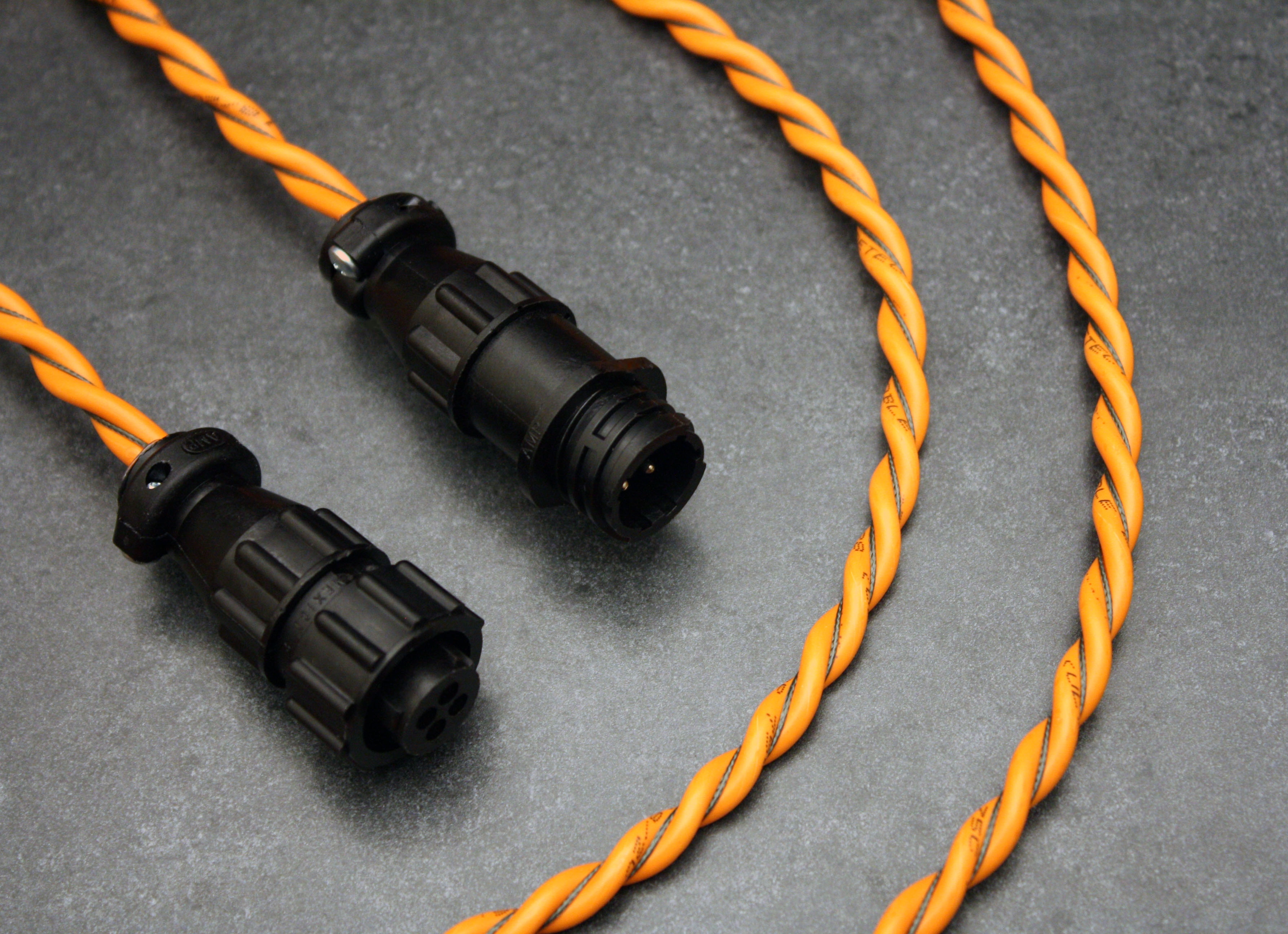 Sensing cable; conductive fluids, 25ft/7.62m, pre-installed male/female ...