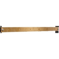 Copper Bus Bar, 43.5&quot;L, Isolated, Use with 48&quot;H Cabinets, Mounts along the FMP of cabinets and racks
