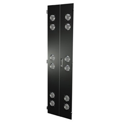 Split Mesh Steel Door for 78&quot;H x 24&quot;W Frame