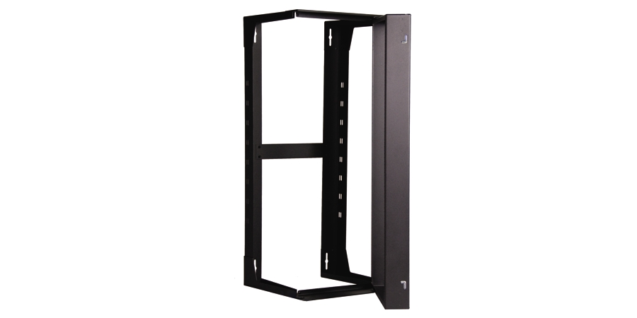 SR Swing Rack,Black,24 in. Ht,Steel,19 in. Wd Mount,Wall Rack,12U Rack ...