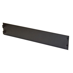 Filler Panel for 19&quot; Mounting (tool-less), 2 RMU, 3.5&quot;H, Use with 3/8&quot; sq. (M6) Rails only